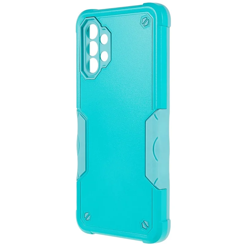 For Samsung Galaxy M32 5G/A32 5G PC + TPU Anti-slip Edge Protective Cover Drop-proof Phone Case - Light Green