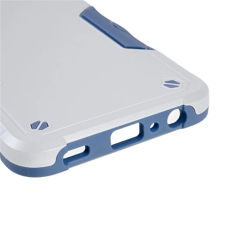 Para Samsung Galaxy M32 5G/A32 5G PC + TPU Anti-slip Edge Tampa Proteção à Prova de Gota de Telefone - Branco