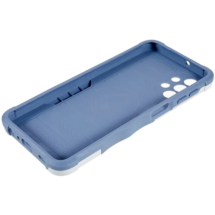 Para Samsung Galaxy M32 5G/A32 5G PC + TPU Anti-slip Edge Tampa Proteção à Prova de Gota de Telefone - Branco