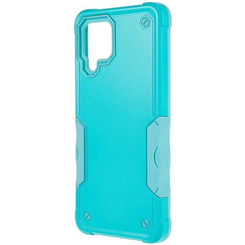 For Samsung Galaxy M32 (Global Version)/F22/M22 PC + TPU Dual Layer Phone Case Shock Absorbing Cell Phone Cover - Light Green