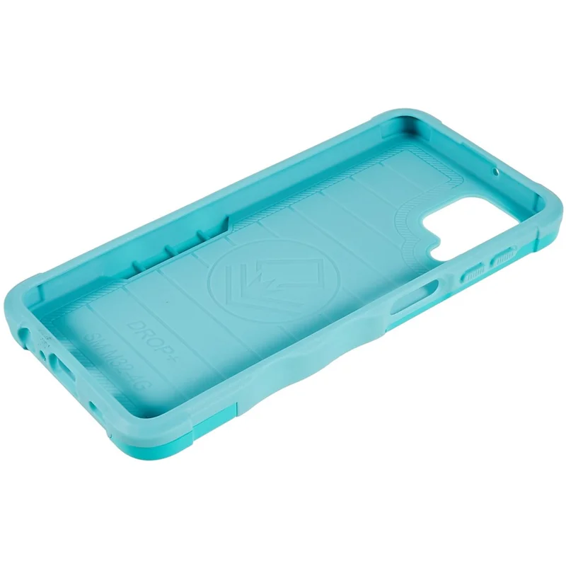 For Samsung Galaxy M32 (Global Version)/F22/M22 PC + TPU Dual Layer Phone Case Shock Absorbing Cell Phone Cover - Light Green