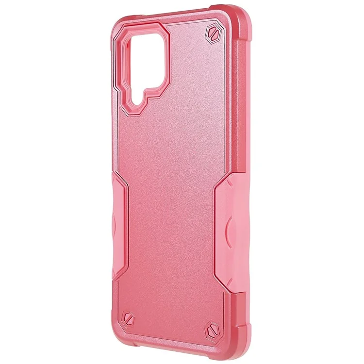 Para Samsung Galaxy M32 (versión Global)/F22/M22 PC + TPU Teléfono Dual Capa Case De Choque Cubierta De Teléfono Celular - Rosado