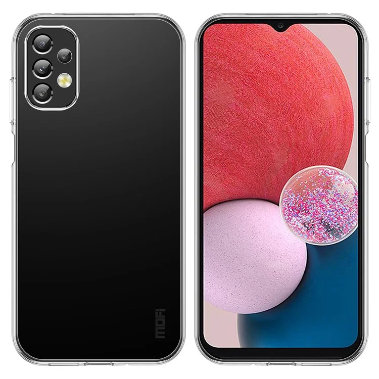 MOFI Clear Case for Samsung Galaxy A13 4G, Scratch Resistant TPU Cushion Soft Skin Protective Cover