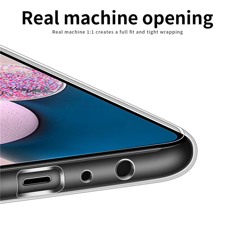 MOFI Clear Case for Samsung Galaxy A13 4G, Scratch Resistant TPU Cushion Soft Skin Protective Cover