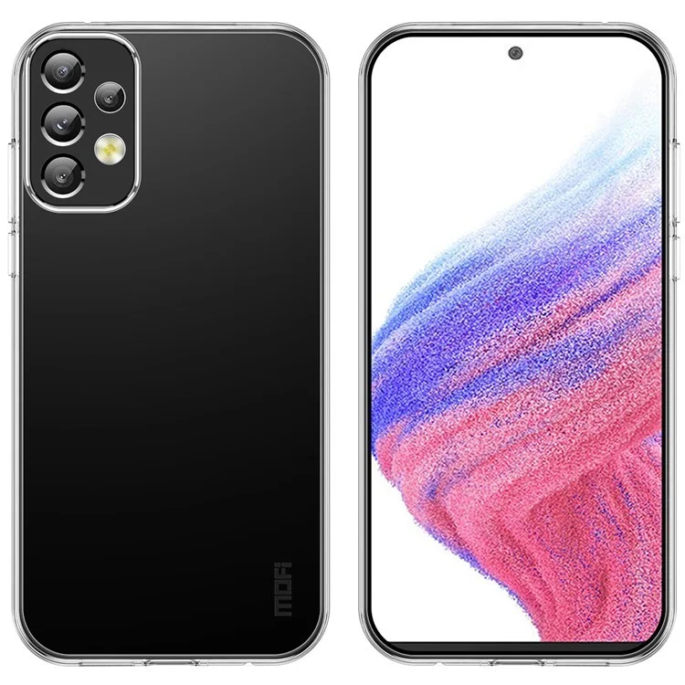 MOFI For Samsung Galaxy A53 5G Soft TPU Transparent Cover Shockproof Drop Protection Protective Case
