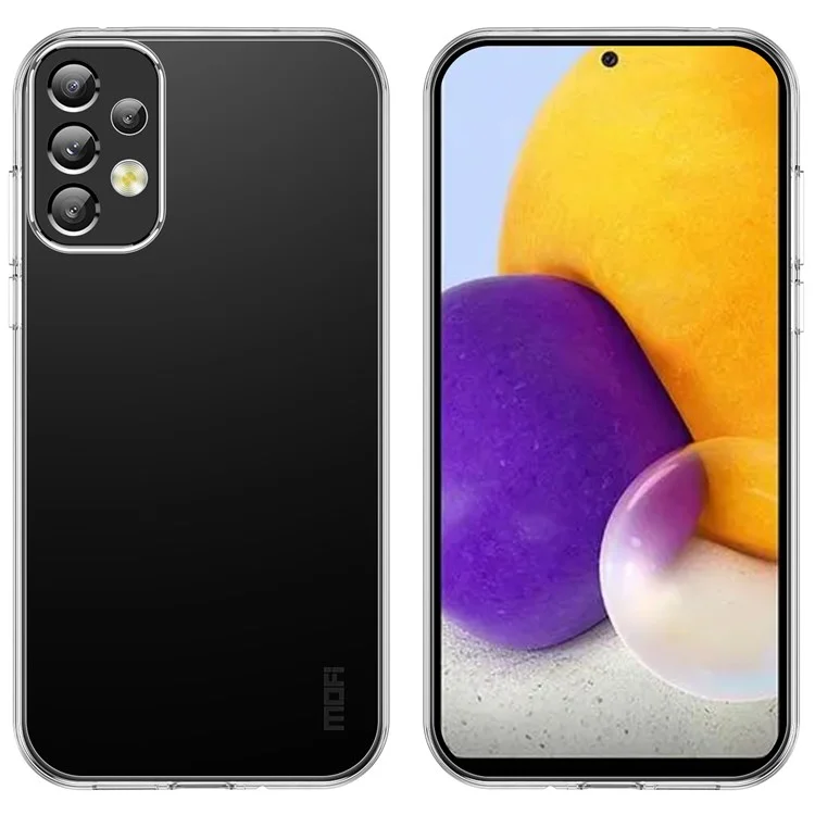 MOFI For Samsung Galaxy A73 5G Anti-Scratch Anti-Slip Soft TPU Case Clear Slim Protective Phone Cover