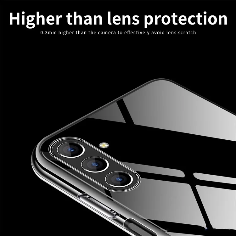 MOFI For Samsung Galaxy A13 5G / A04s (164.7 x 76.7 x 9.1 mm) Clear Crystal TPU Case Drop Protection Shockproof Defender Protective Cover