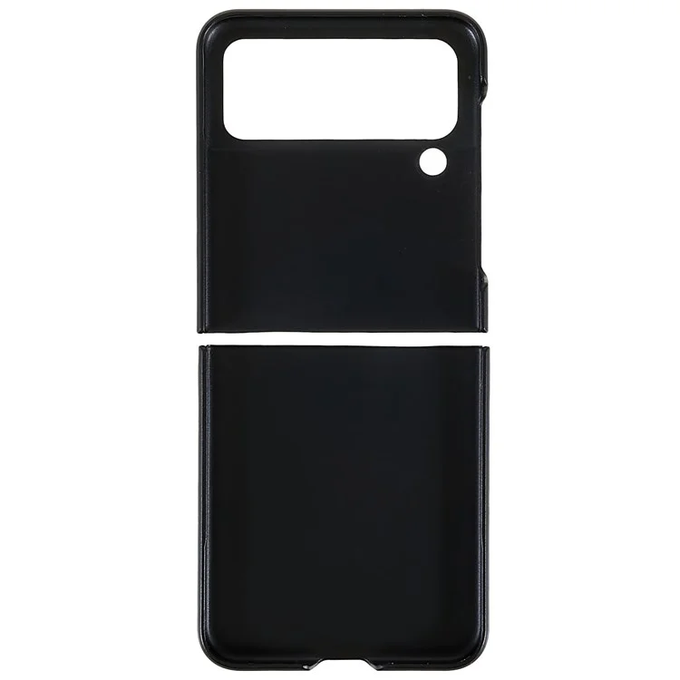 For Samsung Galaxy Z Flip4 5G Hard PC Wear-resistant Anti-fall Mobile Phone Case Protector Phone Shell - Black