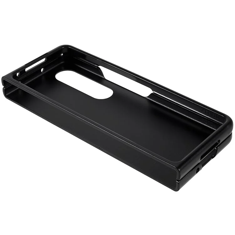 Pour Samsung Galaxy Z Fold4 5G Hard PC Defender Shockproof Case Anti-Fingerprint Drop Protection Cover - Noir