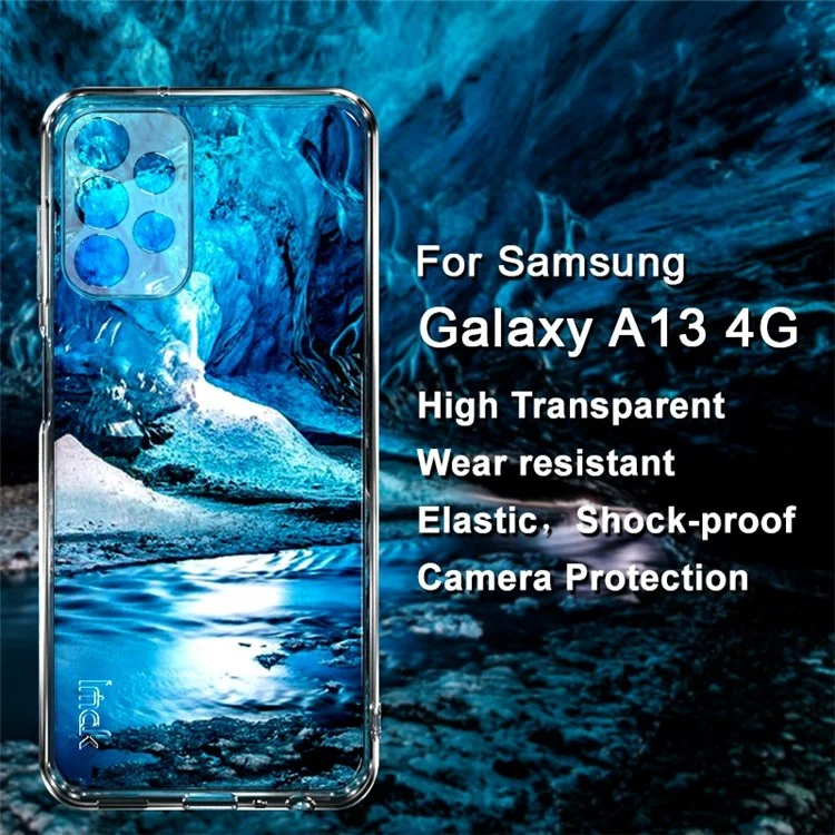 IMAK UX-5 Series for Samsung Galaxy A13 4G Anti-drop Shockproof Case Soft TPU Clear Phone Back Cover with Camera Protection