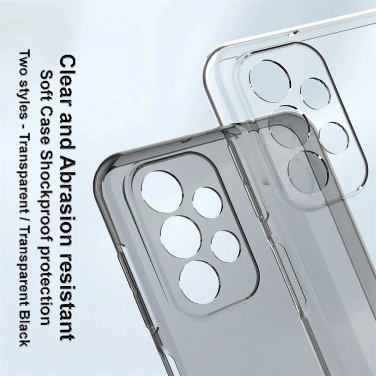 IMAK UX-5 Série pour Samsung Galaxy A23 5G (Version Mondiale) / 4G, Étui de protection souple en TPU anti-usure avec protection de la caméra - Transparent