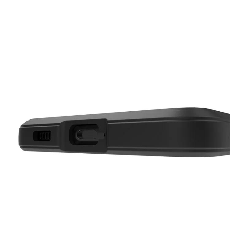 Pour Samsung Galaxy S21+ 5G Coque de téléphone dos robuste Étui de protection antichoc en TPU souple - Noir
