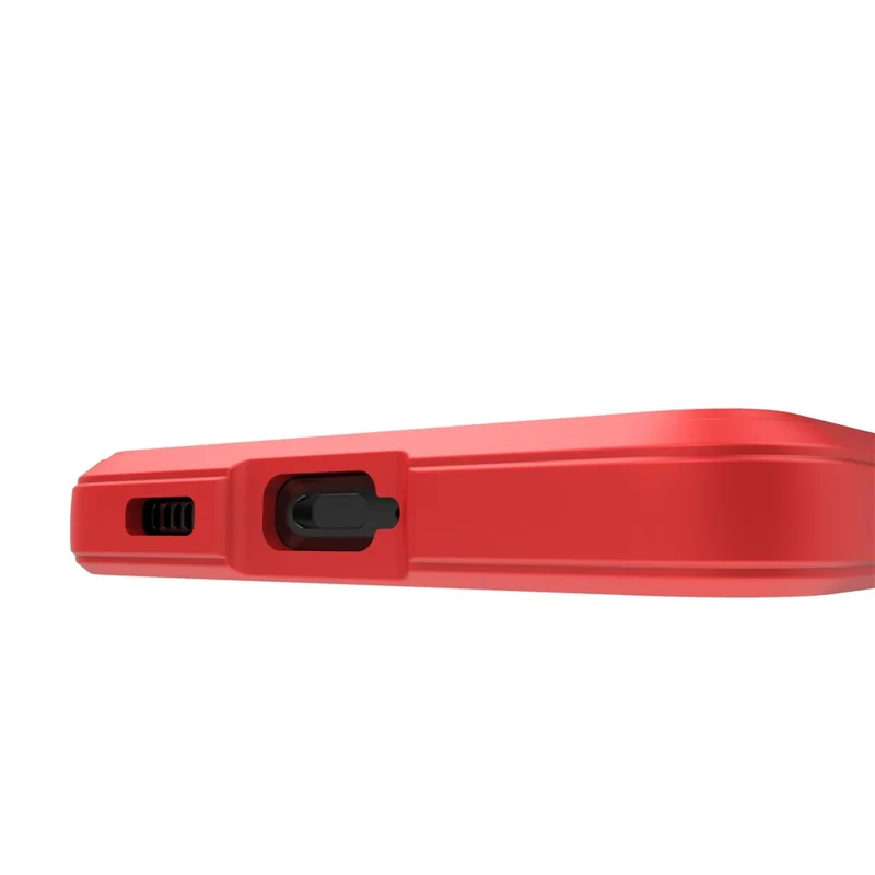 For Samsung Galaxy S21+ 5G Rugged Back Phone Case Shockproof Soft TPU Protective Cover - Red