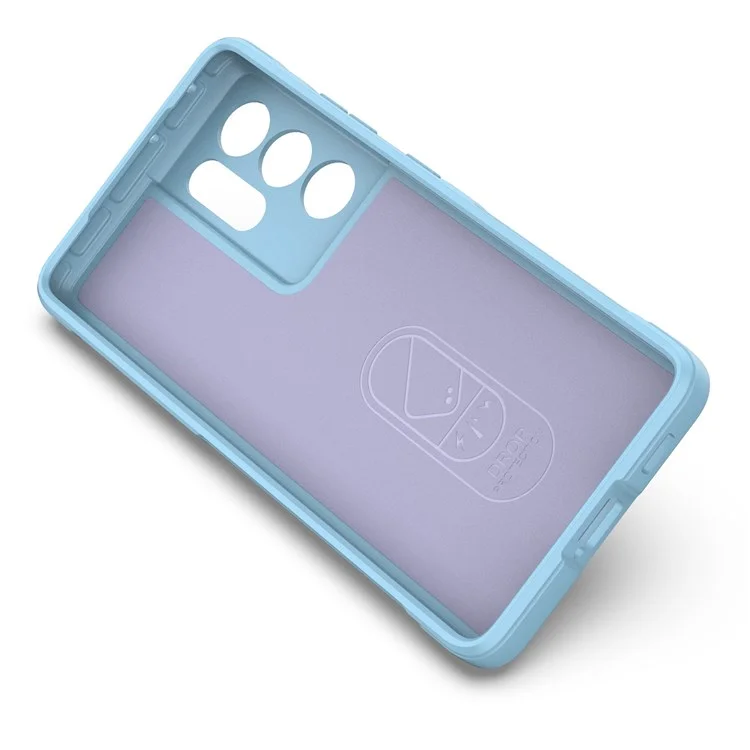 Robuste Handyhülle für Samsung Galaxy S21 Ultra 5G, stoßfeste Schutzhülle mit präzisen Aussparungen, TPU-Abdeckung - Babyblau