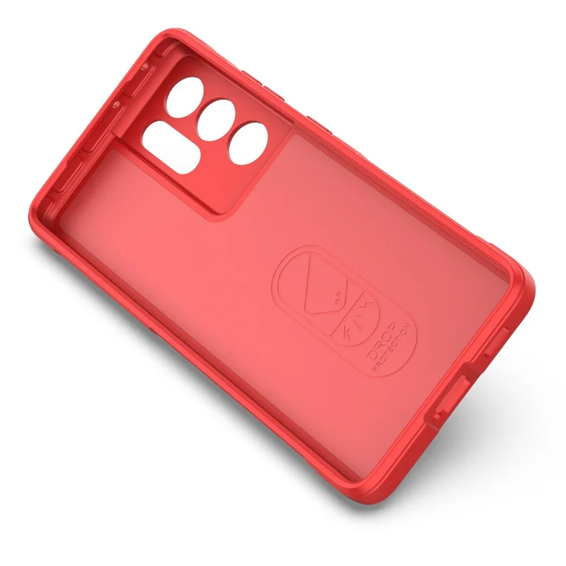 Rugged Phone Case for Samsung Galaxy S21 Ultra 5G, Anti-drop Protection Precise Cutout TPU Cover - Red