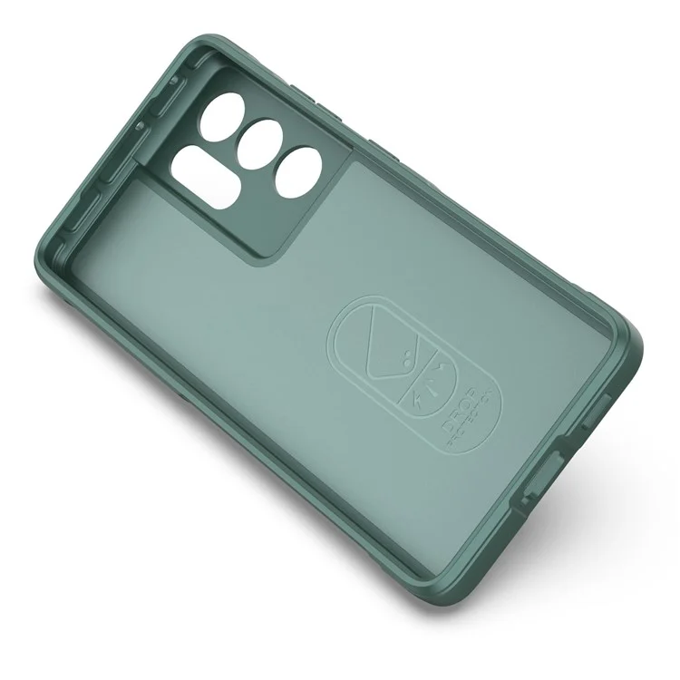 Rugged Phone Case for Samsung Galaxy S21 Ultra 5G, Anti-drop Protection Precise Cutout TPU Cover - Green