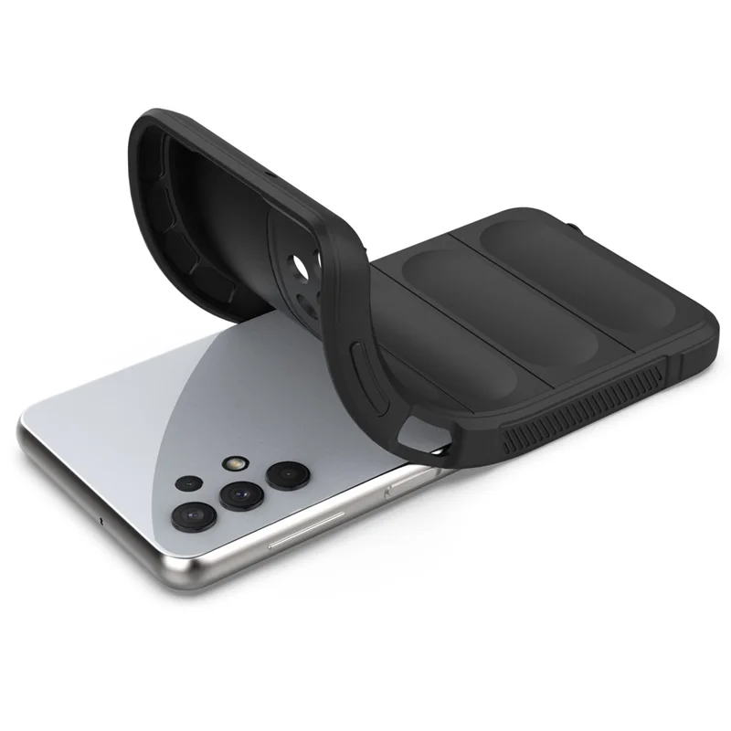 For Samsung Galaxy A32 5G/M32 5G Anti-drop Protective Phone Case Rugged Soft TPU Back Cover - Light Grey