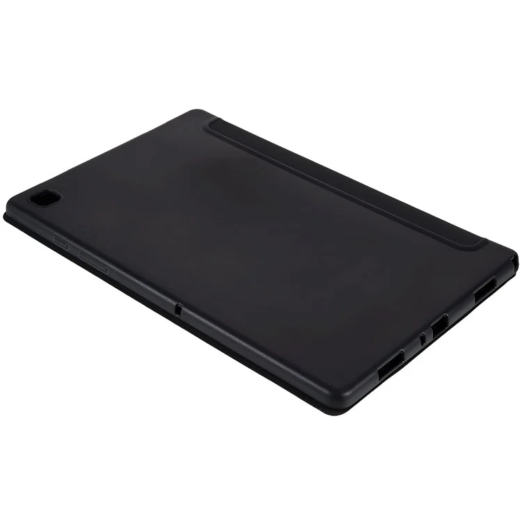 Para Samsung Galaxy Tab A7 10.4 (2020) Tri-fold Stande Proder Honeycomb Diseño Anti-scratch Tablet de Cuero a Prueba de Caída de la Cubierta Automática/cubierta de Sueño - Negro