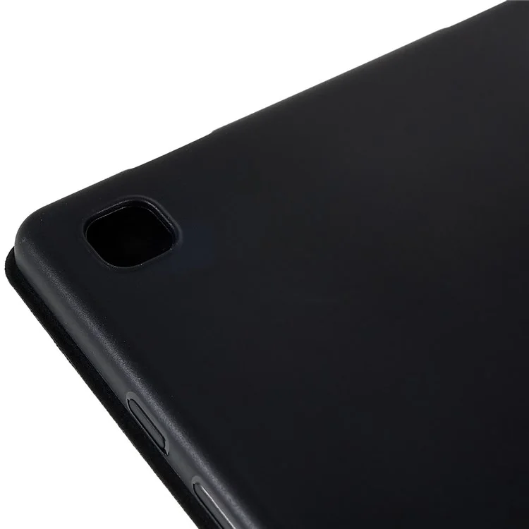 Para Samsung Galaxy Tab A7 10.4 (2022) / (2020) Estuche de Tableta de Cuero Diseño de Panal Tríptico Soporte - Negro
