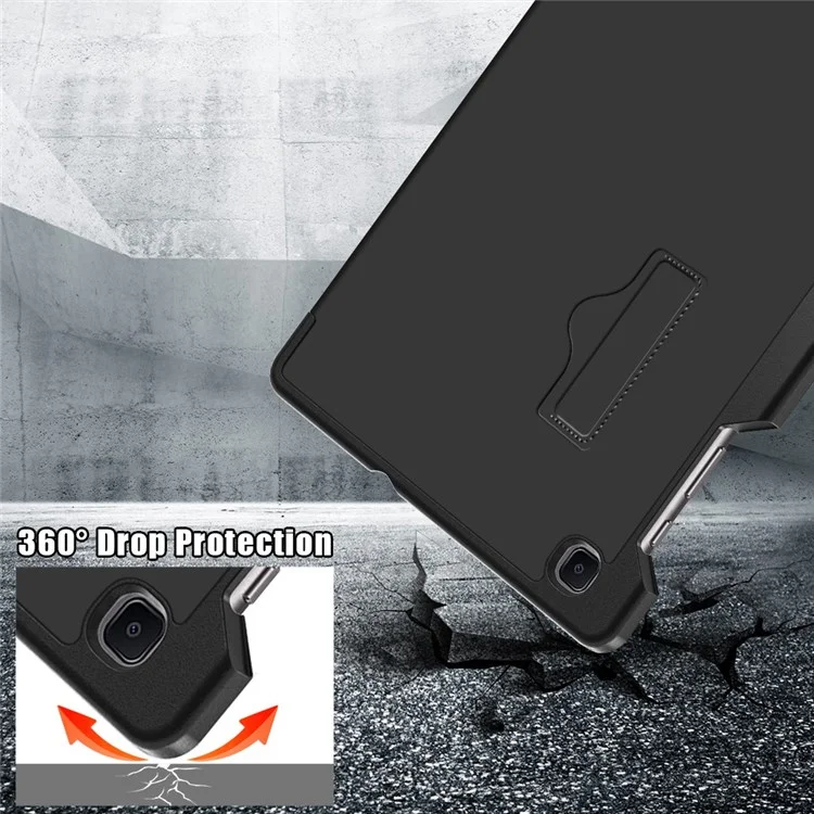 For Samsung Galaxy Tab S6 Lite (2020) P615 P610 / (2022) P613 P619 / (2024) Origami Stand Leather Tablet Case - Black