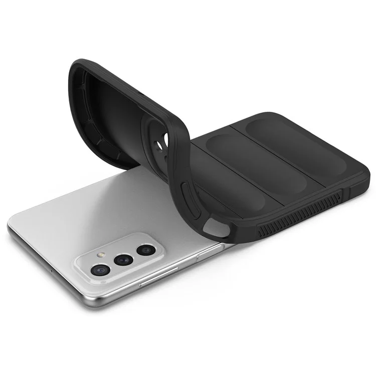 Pour Samsung Galaxy M52 5G TPU Coque de téléphone antichoc et antidérapante Découpage précis Protection de la caméra Guardian - Noir