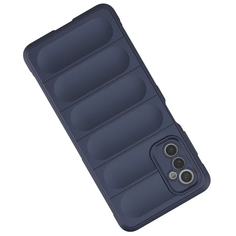 For Samsung Galaxy M52 5G TPU Shockproof Anti-slip Phone Case Precise Cutout Camera Protection Guardian - Dark Blue