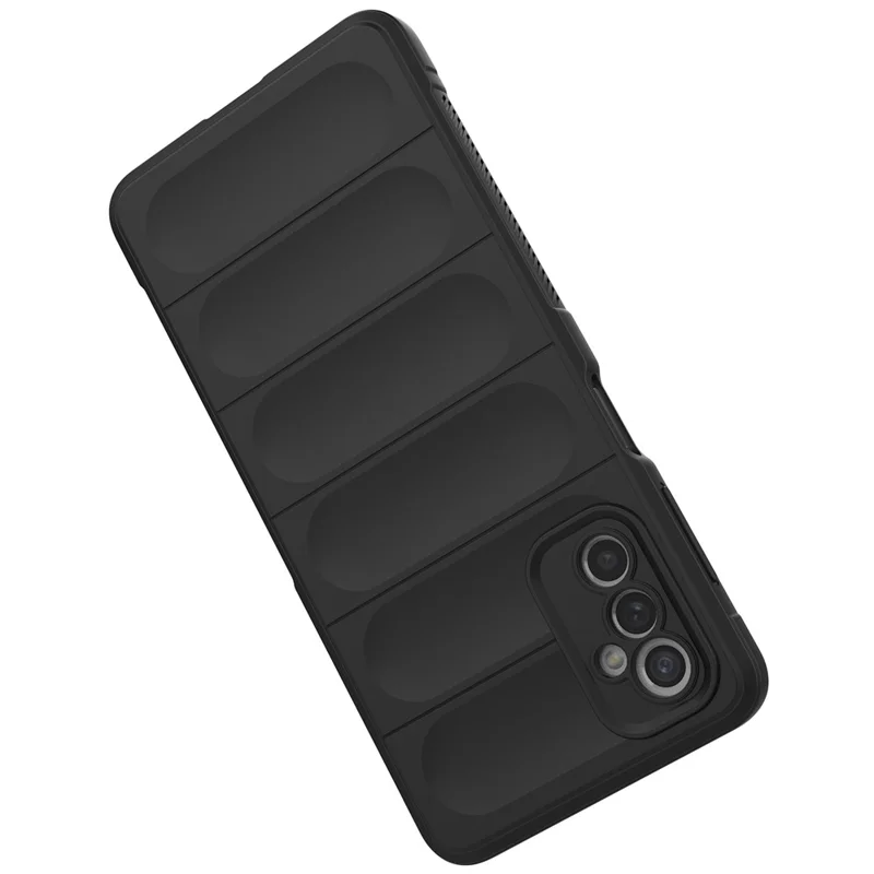 For Samsung Galaxy M52 5G TPU Shockproof Anti-slip Phone Case Precise Cutout Camera Protection Guardian - Dark Grey
