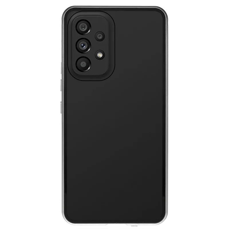 For Samsung Galaxy A53 5G Double-Sided Tempered Glass + Metal Frame Phone Case Full Coverage Magnetic Absorption Cover - Silver