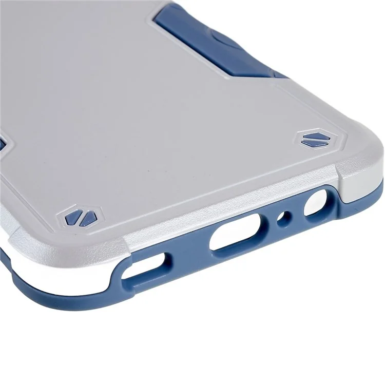 Para Samsung Galaxy A03s (164.2 x 75.9 x 9.1 Mm) PC Anti-drop + TPU Hybrid Telephone Case Preciso Protector de Corte - Blanco