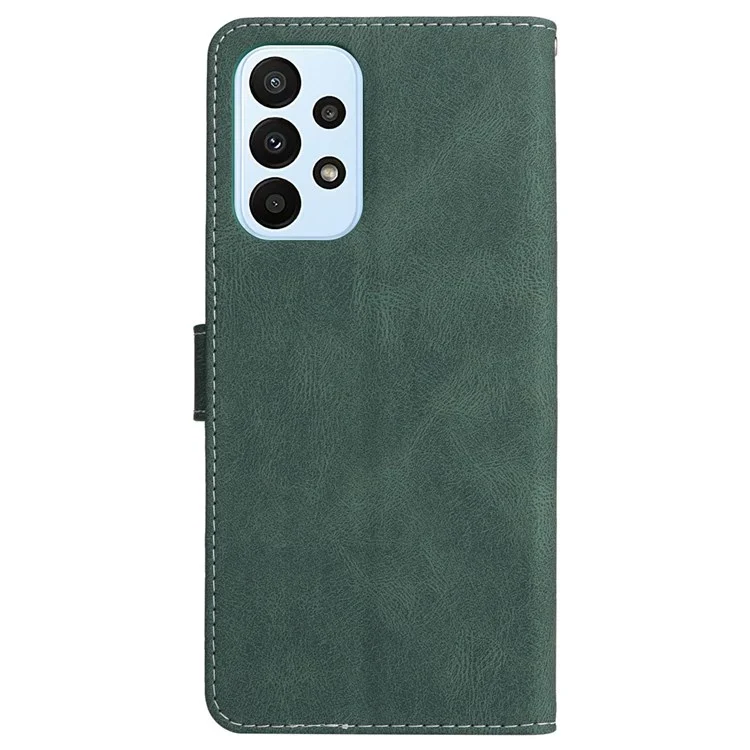 Per Samsung Galaxy A23 5G (Versione Globale) / 4G Custodia per telefono cellulare Borsa Shell in Pelle PU Portafoglio Stand Stile a tre colori Protezione del telefono - Verde