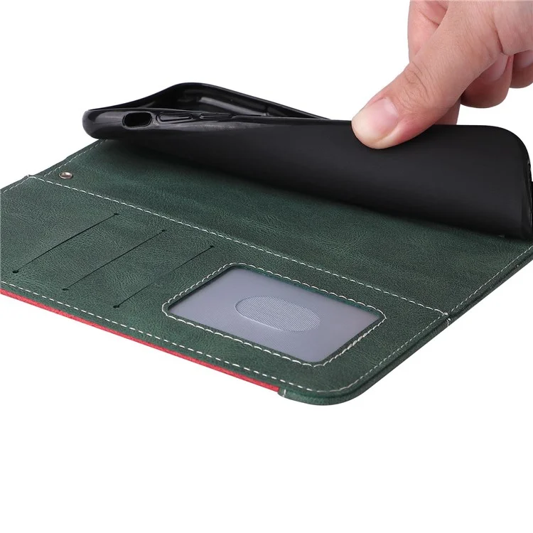 Per Samsung Galaxy A23 5G (Versione Globale) / 4G Custodia per telefono cellulare Borsa Shell in Pelle PU Portafoglio Stand Stile a tre colori Protezione del telefono - Verde