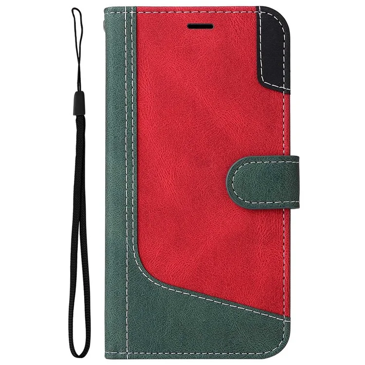 Per Samsung Galaxy A23 5G (Versione Globale) / 4G Custodia per telefono cellulare Borsa Shell in Pelle PU Portafoglio Stand Stile a tre colori Protezione del telefono - Verde