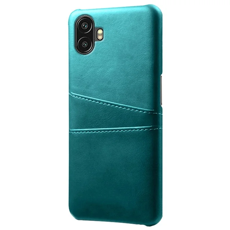 Per Samsung Galaxy Xcover Pro 2 5G Custodia Per Telefono Protettivo Anti-fallo Con Slot a Doppia Scheda in Pelle PC Copertina Posteriore Con Rivestimento Posteriore Rivestito PU - Verde