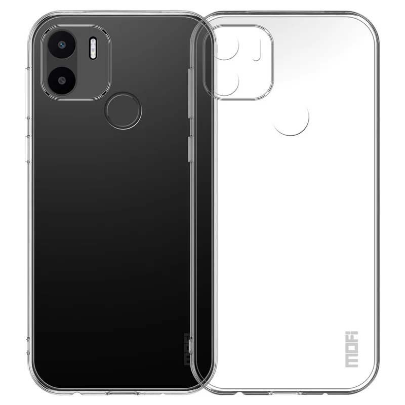 MOFI Back Shell per Xiaomi Redmi A1+ 4G / A2+ 4G / Poco C50 4G, Custodia Trasparente per Telefono in TPU Antiurto, Cover Protettiva