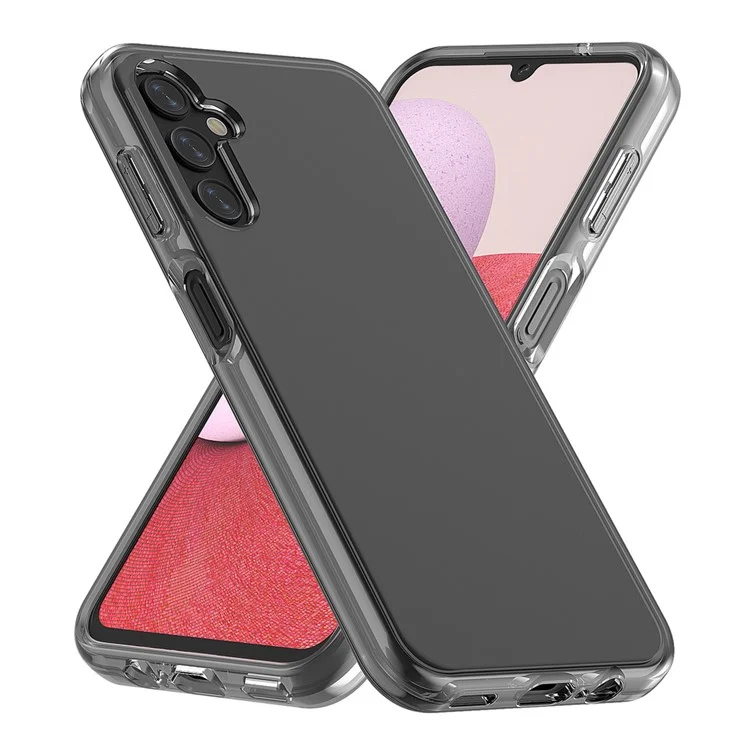 For Samsung Galaxy A14 5G / 4G Transparent TPU + PC Phone Case Scratch-resistant Phone Cover - Transparent