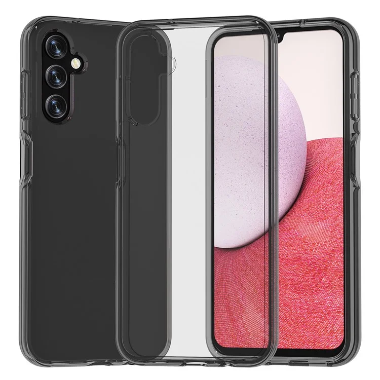 For Samsung Galaxy A14 5G / 4G Transparent TPU + PC Phone Case Scratch-resistant Phone Cover - Transparent