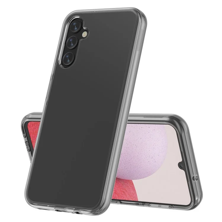 For Samsung Galaxy A14 5G / 4G Transparent TPU + PC Phone Case Scratch-resistant Phone Cover - Transparent