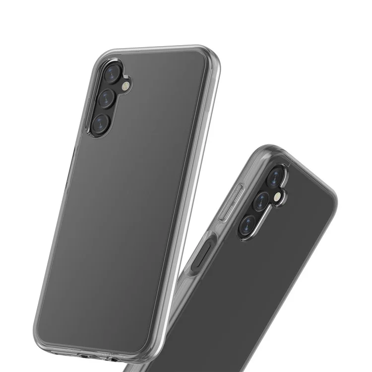 For Samsung Galaxy A14 5G / 4G Transparent TPU + PC Phone Case Scratch-resistant Phone Cover - Transparent