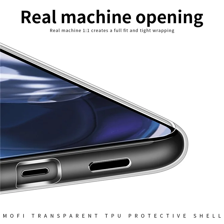MOFI per Motorola Moto E22i 4G / Moto E22 4G Custodia per telefono Transparent Slim Phone Shell Anti-Drop TPU Protective Cover