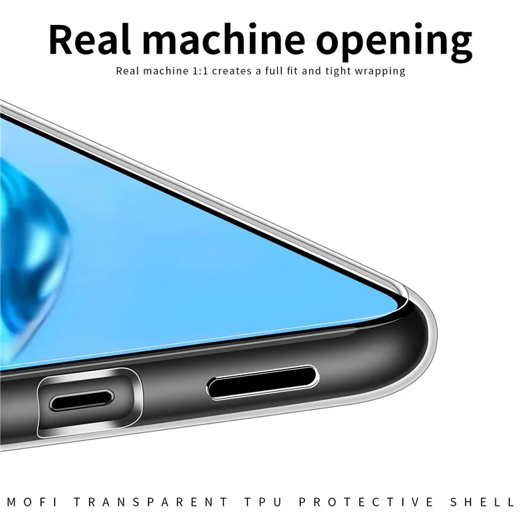 Mofi Per Infinix Hot 20i 4G / X665E Cround di Telefono Per Telefono Cellulare Slim Clear Clear Slim TPU