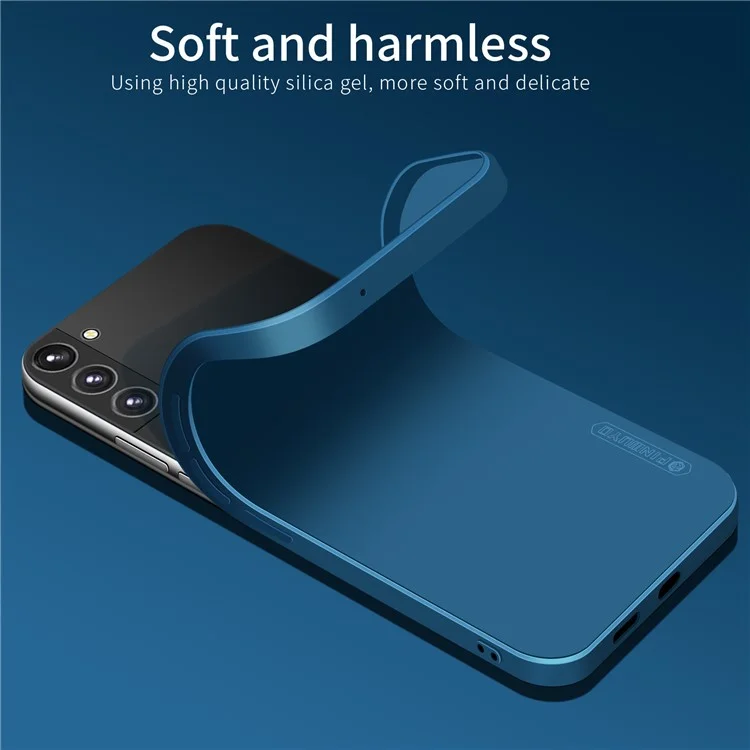 PINWUYO For Samsung Galaxy S23+ TPU Shockproof Phone Case Anti-Scratch Precise Cutouts  Camera Protection Cover - Blue