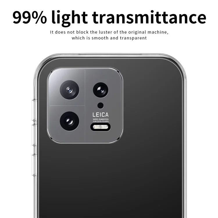 MOFI for Xiaomi 13 5G Flexible TPU Phone Case Scratch-resistant High Transparency Protective Cover