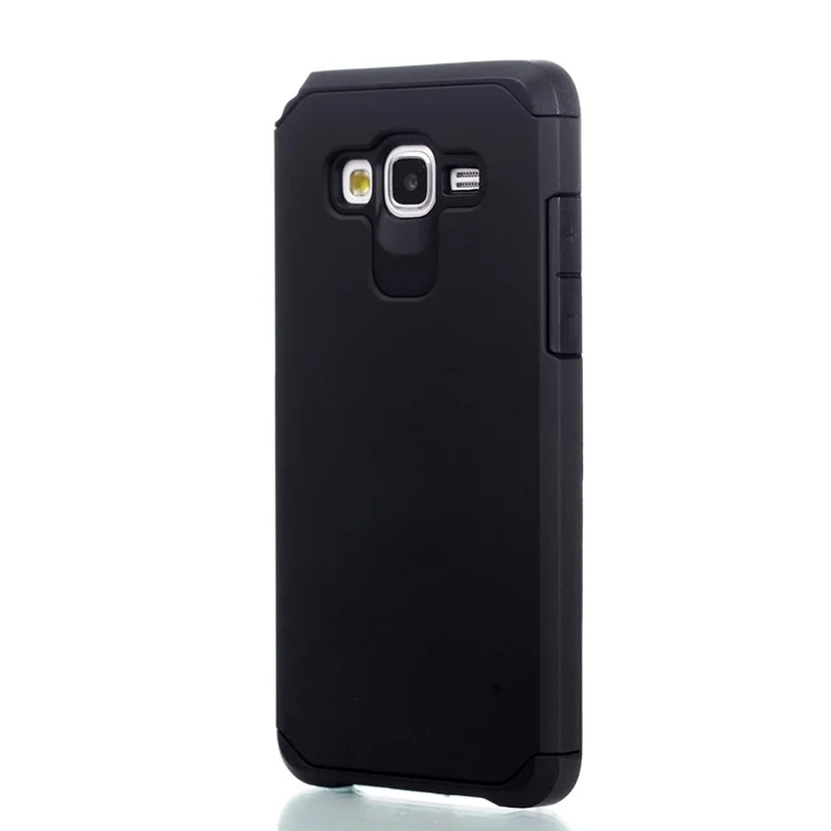 Armor PC + TPU Hybrid Case for Samsung Galaxy Grand Prime SM-G530 - Black