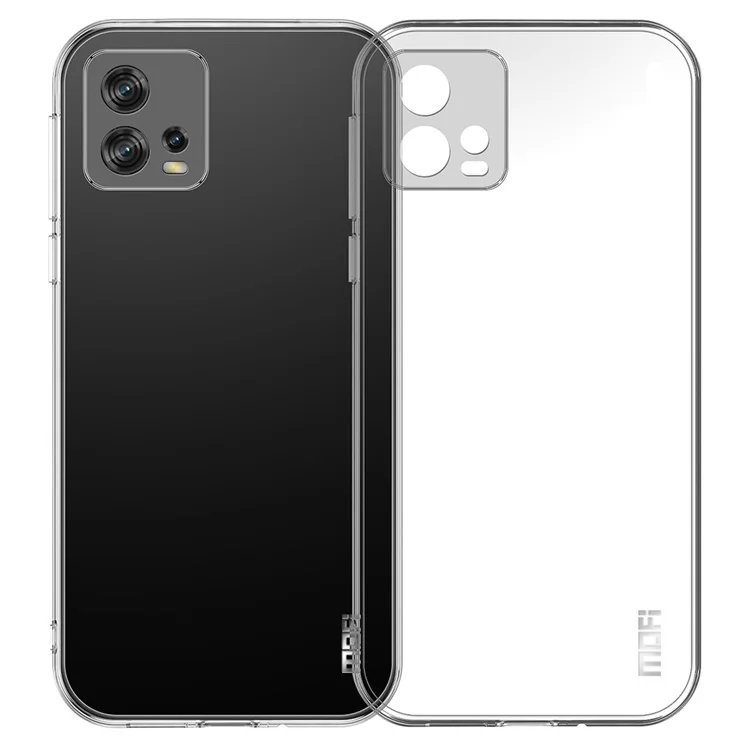 Funda de teléfono móvil MOFI Transparent Soft TPU para Motorola Moto G72 4G, cubierta trasera anti-arañazos y a prueba de golpes para teléfono móvil