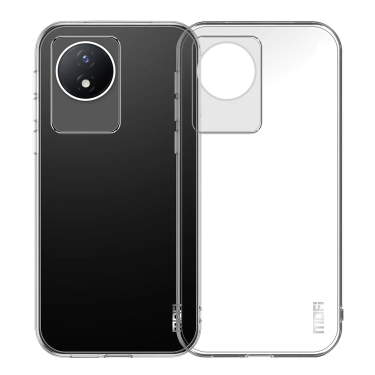 MOFI For vivo Y02 4G Soft TPU Phone Case, Collision Resistant Transparent Phone Cover