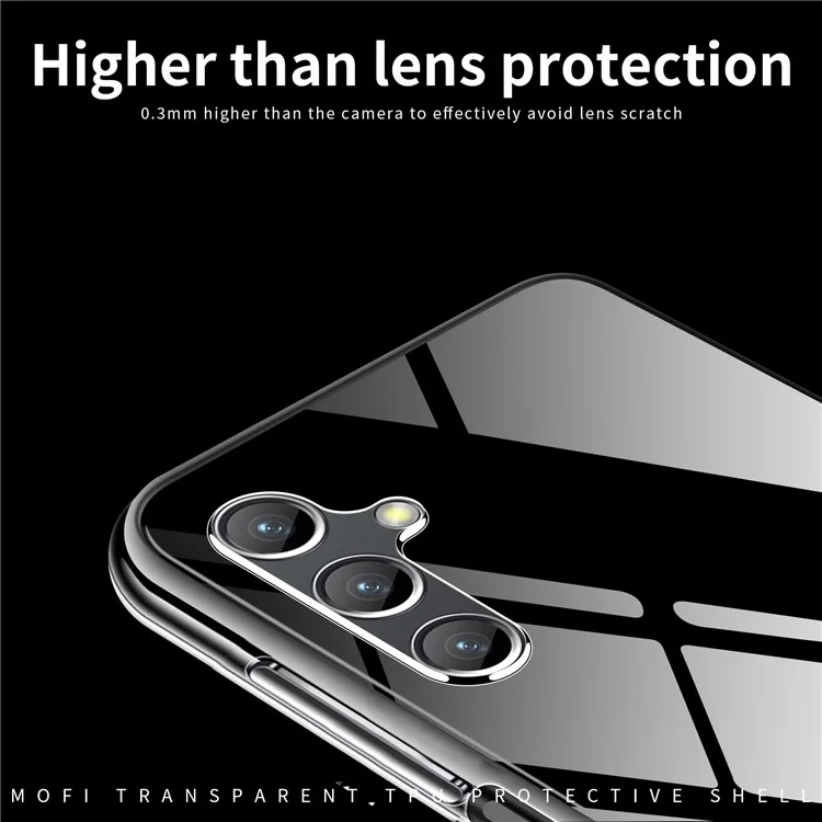 MOFI Custodia Telefonica Trasparente in TPU per Samsung Galaxy A14 5G, Antigraffio Antiurto Cover Cellulare