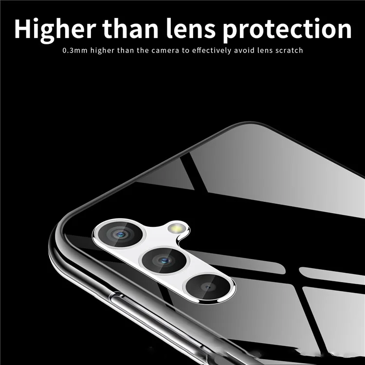 Custodia in TPU morbido MOFI per Samsung Galaxy A34 5G, cover telefonica antigraffio e trasparente