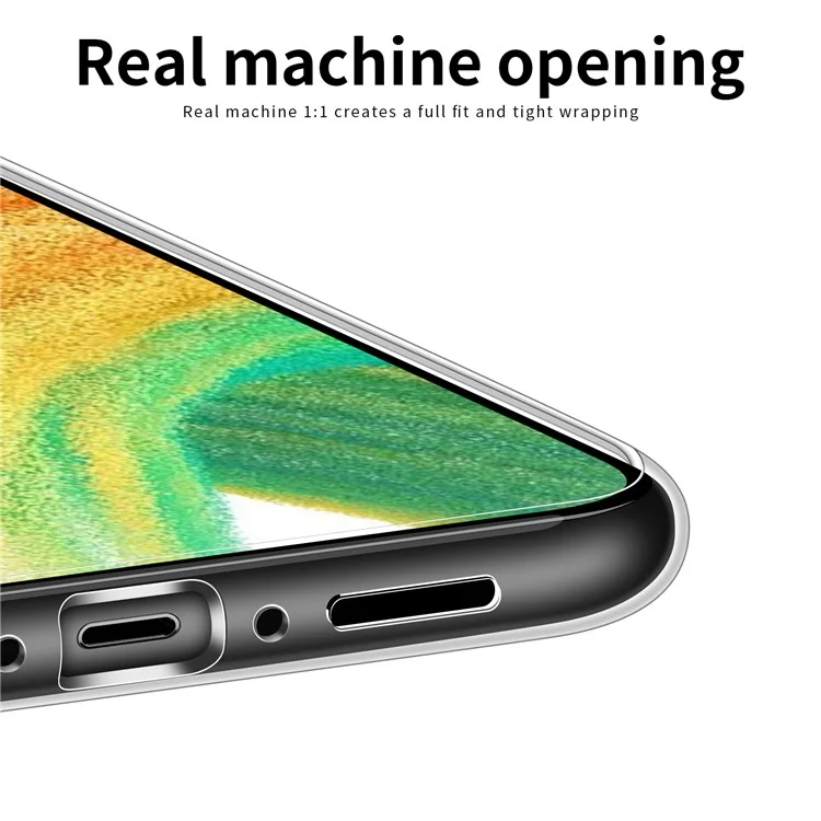 Custodia in TPU morbido MOFI per Samsung Galaxy A34 5G, cover telefonica antigraffio e trasparente