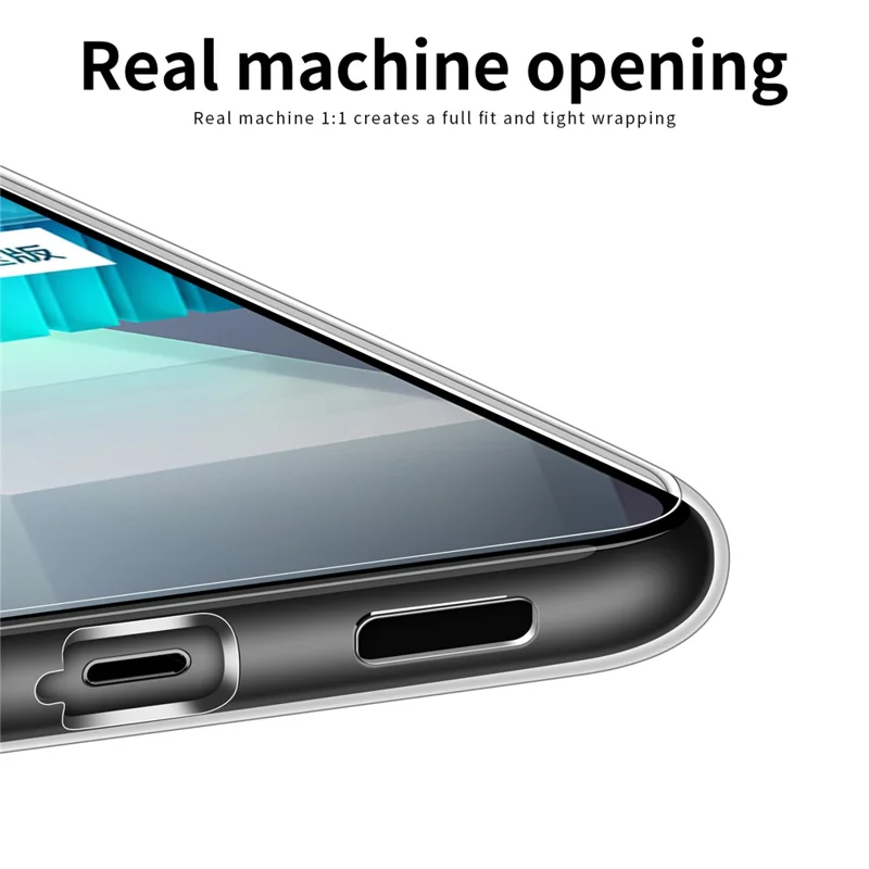 MOFI For vivo iQOO Neo7 5G Shockproof TPU Phone Case, Transparent Cellphone Back Protector Cover