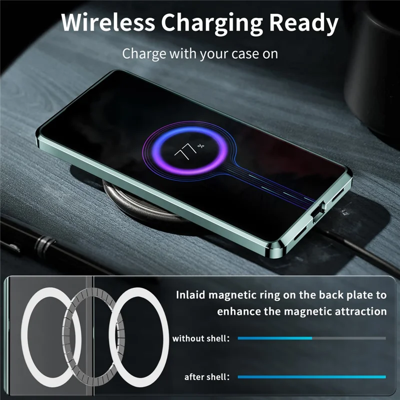 Anti-scratch Phone Cover For Samsung Galaxy Note 10 Plus 4G Metal Edge + Lens Protection Matte Phone Case - Green